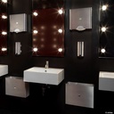 Wall paper towel dispenser by Knud Holscher for D-line