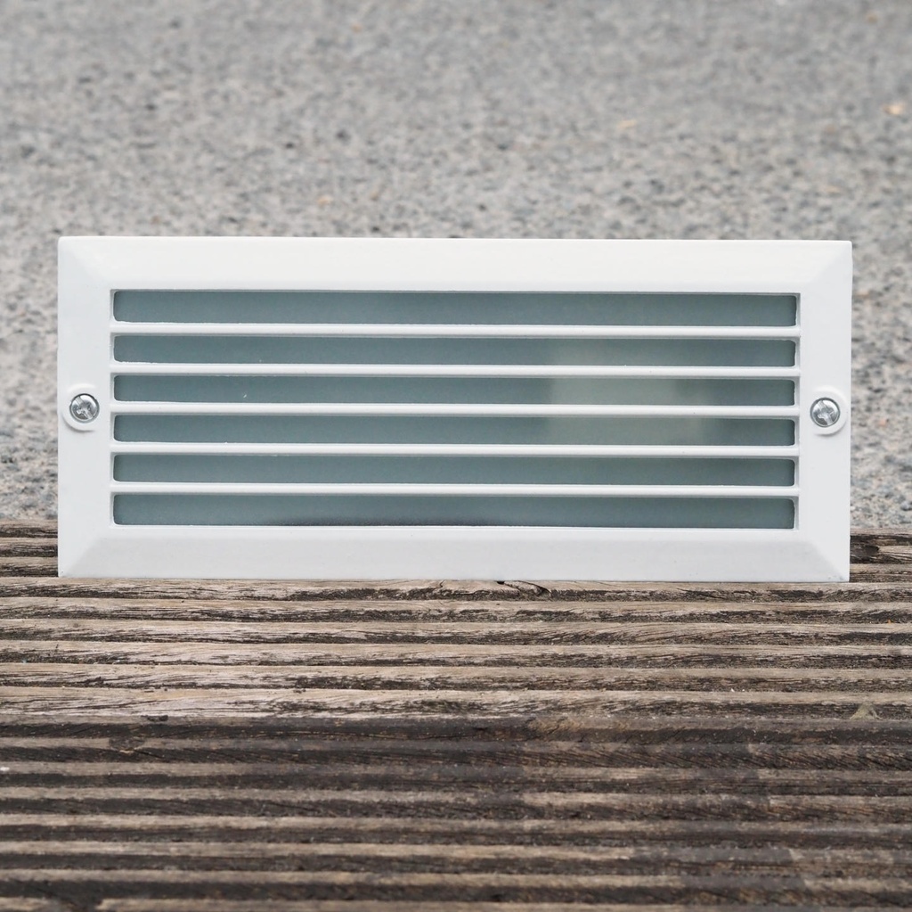 Outdoor recessed wall light 'Elegance' - White (IP44)