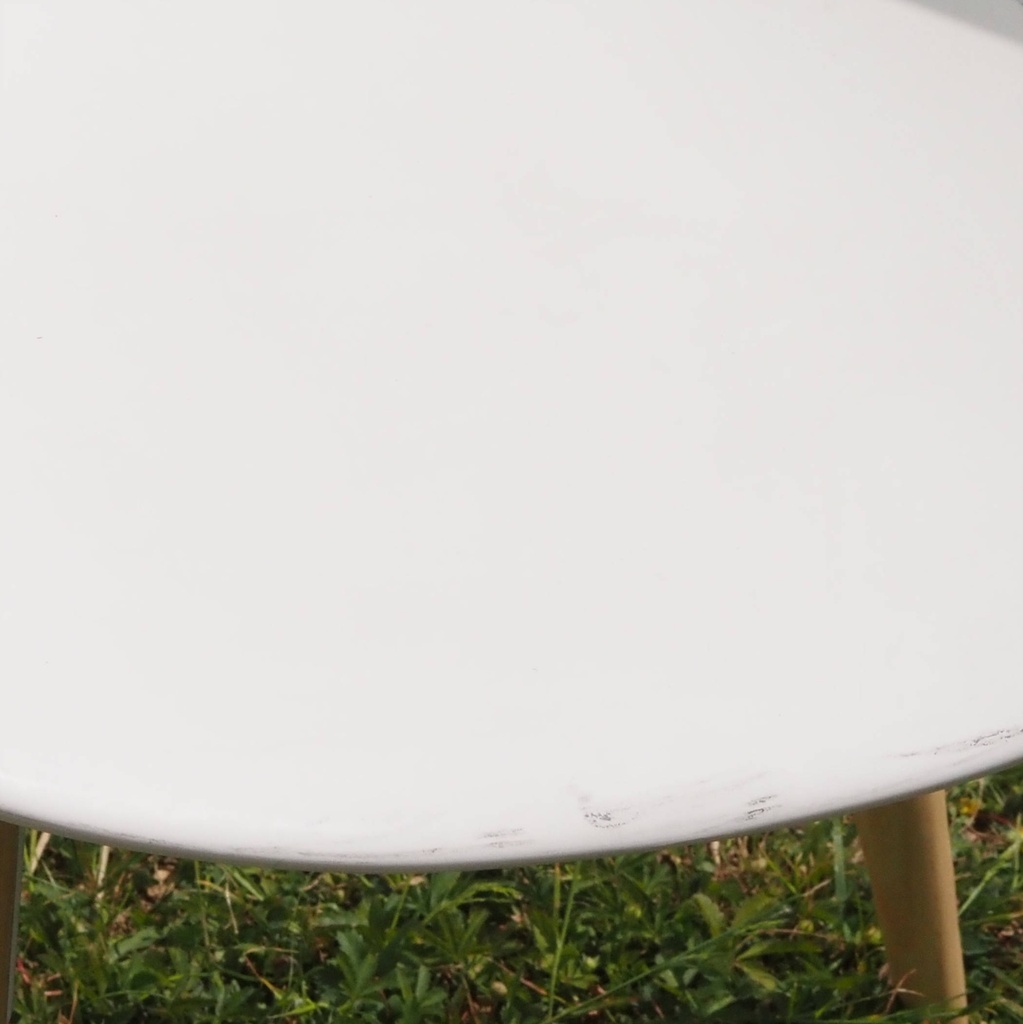 Armchair 'Sidera' in polyamide with wooden legs