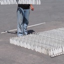 Light diffusing ceiling 'Mille Feuille' from Générale de Banque (3,2 M2)