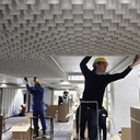 Light diffusing ceiling 'Mille Feuille' from Générale de Banque (3,2 M2)