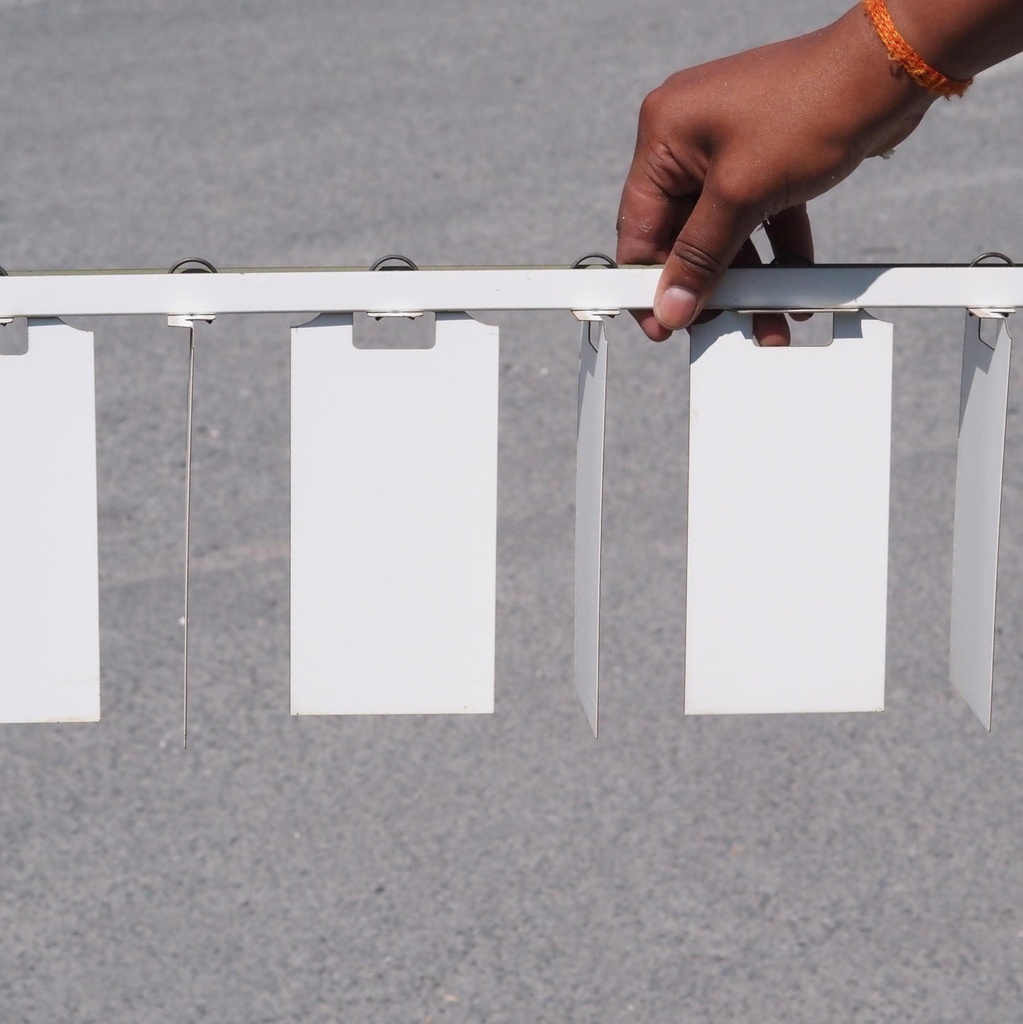 Profile 'Mille feuille' for light diffusing ceiling from Générale de Banque