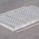 Profile 'Mille feuille' for light diffusing ceiling from Générale de Banque