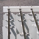 Support profile for light diffusing ceiling 'Mille feuille' from Générale de Banque