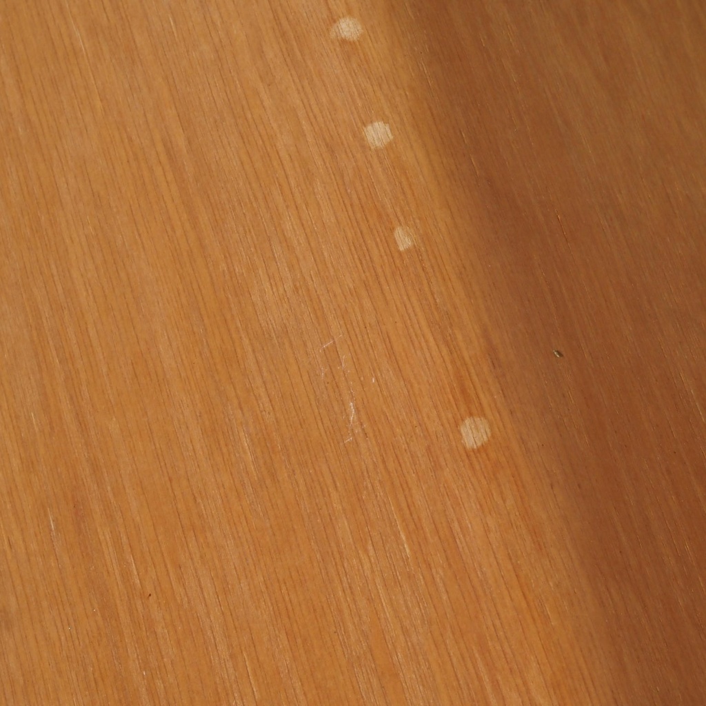 Ceiling module in varnished oak plywood by Christophe Gevers from the Générale de Banque (L. 197 cm)