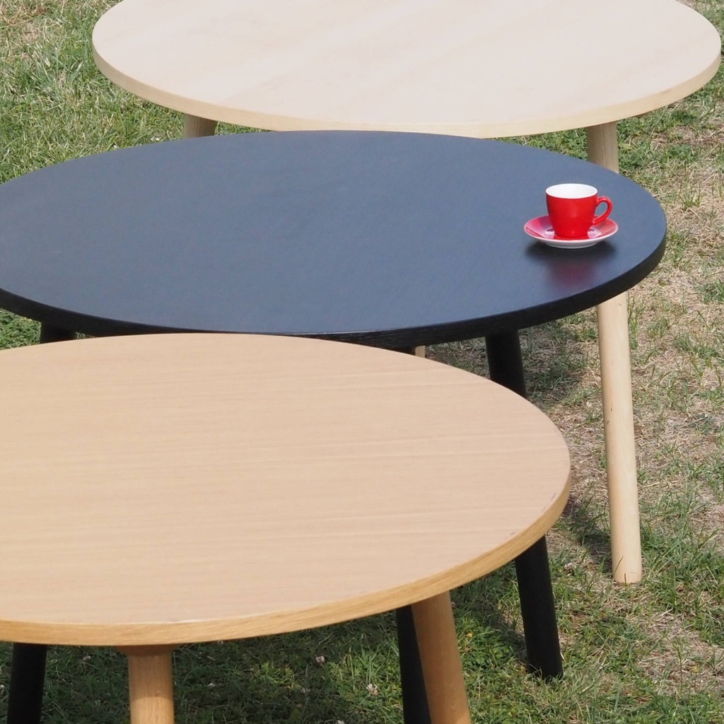 Round table 'Paddle' by Benoit Deneufbourg for Cruso (ø 90 cm) - Various colors