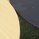 Round table 'Paddle' by Benoit Deneufbourg for Cruso (ø 90 cm) - Various colors