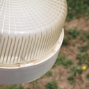 Wall/Ceiling light by Legrand in polycarbonate with porcelain socket (B22) - White