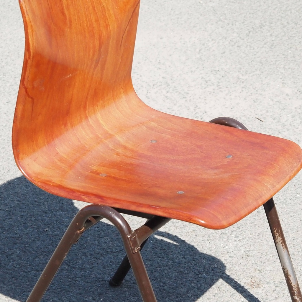 Stackable kids chair in pagwood by Thur-op-Seat (Pagholz)