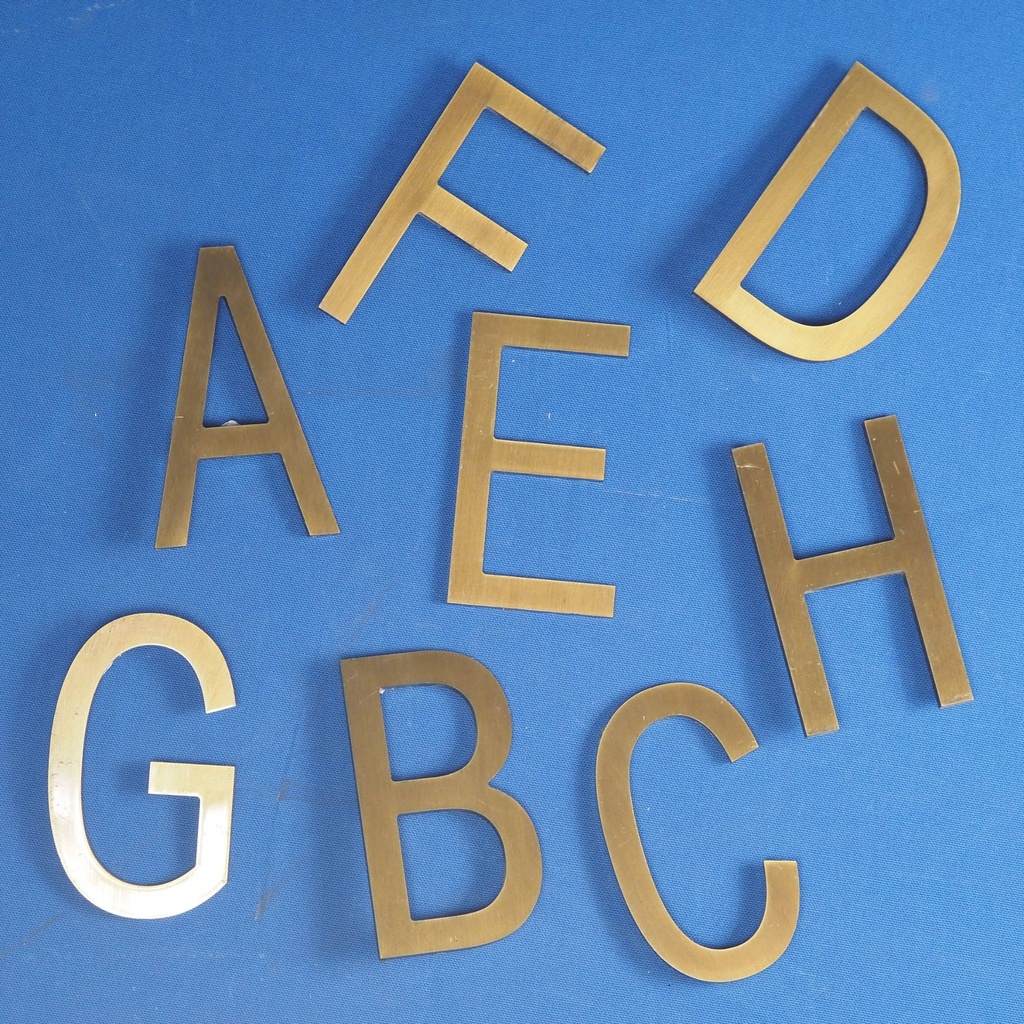 Elevator Signage by Jules Wabbes for Generale de Banque ca.1970