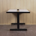 Cafeteria table by Christophe Gevers from the Générale de Banque (L. 120 or 180 cm)
