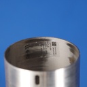 Wall light in glass and brush stainless steel by Schmitz - Leuchten