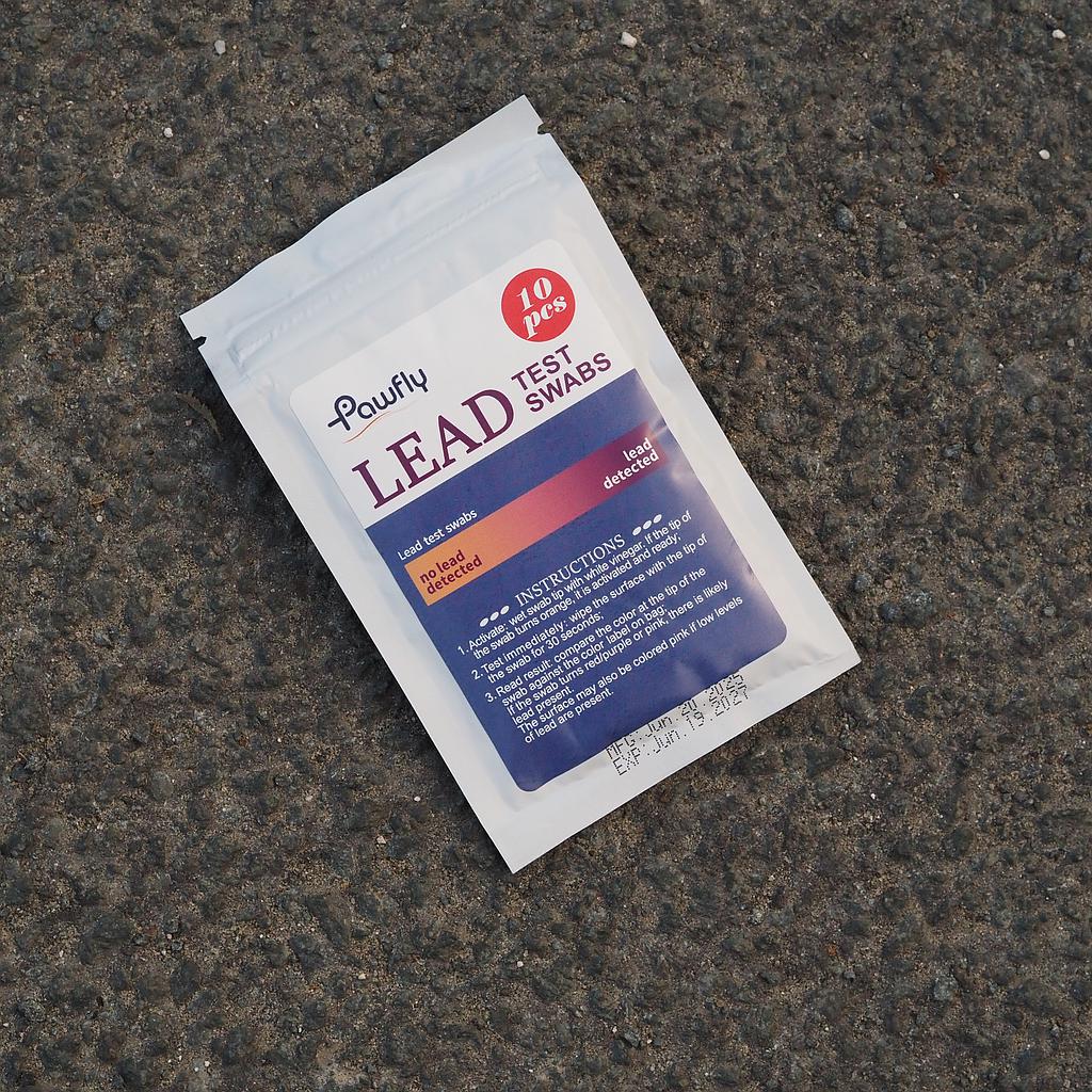 Lead test swabs