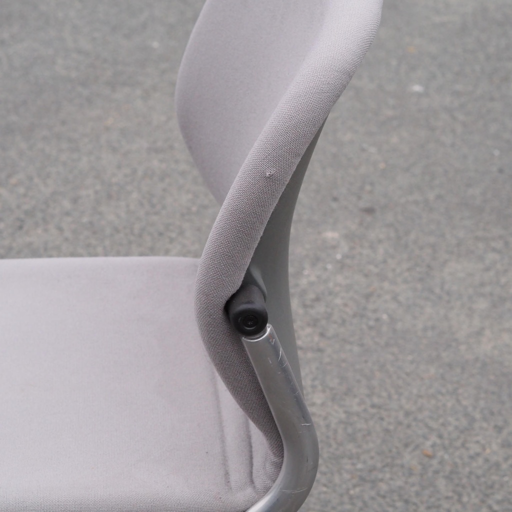 Swivel office chair 'FS 211/8' by Klaus Franck & Werner Sauer for Wilkhahn (ca. 1980) - Grey/Dark grey