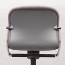 Swivel office chair 'FS 211/8' by Klaus Franck & Werner Sauer for Wilkhahn (ca. 1980) - Aubergine/Grey