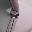 Swivel office chair 'FS 211/8' by Klaus Franck & Werner Sauer for Wilkhahn (ca. 1980) - Aubergine/Grey