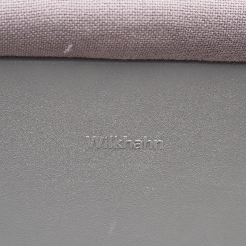 Swivel office chair 'FS 211/8' by Klaus Franck & Werner Sauer for Wilkhahn (ca. 1980) - Aubergine/Grey