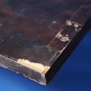 Small door with door handle and signage by Jules Wabbes from the Générale de Banque (59,5 cm x 80 cm)