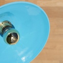 Hanging light 'Georgio' in opaline glass - Sky blue