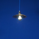 Hanging light 'Pipo' in opaline glass - Smoked