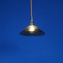 Hanging light 'Nicolo' in opaline glass - Smoked