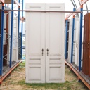 Double door in painted solid wood (H. 293,5 cm x W. 142 cm) - Right