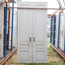 Double door in painted solid wood (H. 295,5 cm x W. 142 cm) - Right