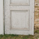 Double door in painted solid wood (H. 295,5 cm x W. 142 cm) - Right