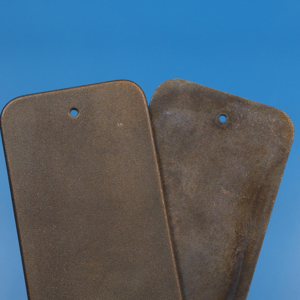 Double door handle in sand-cast bronze by Jules Wabbes from the Générale de Banque - Swivel (Right/Left)