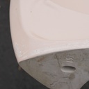 Pedestal bathroom sink in glazed ceramic by Ideal Standard