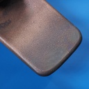 Single door pull handle in sand-cast bronze by Jules Wabbes from the Générale de Banque - Fixed (Right)