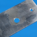 Single handle plate in chrome-plated brass from the Générale de Banque (Left)