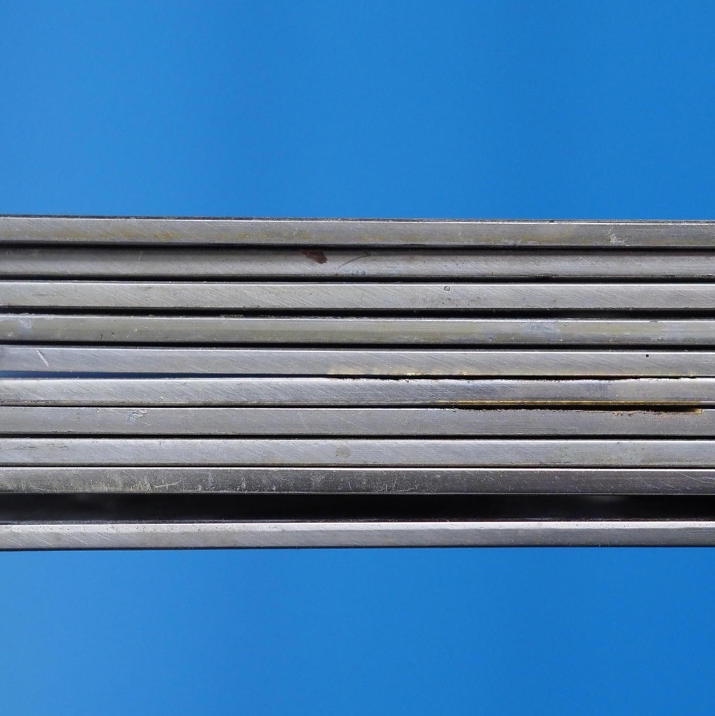 Single handle plate in chrome-plated brass from the Générale de Banque (Left)