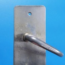 Double door handle in chrome-plated brass from the Générale de Banque (Right/Left)