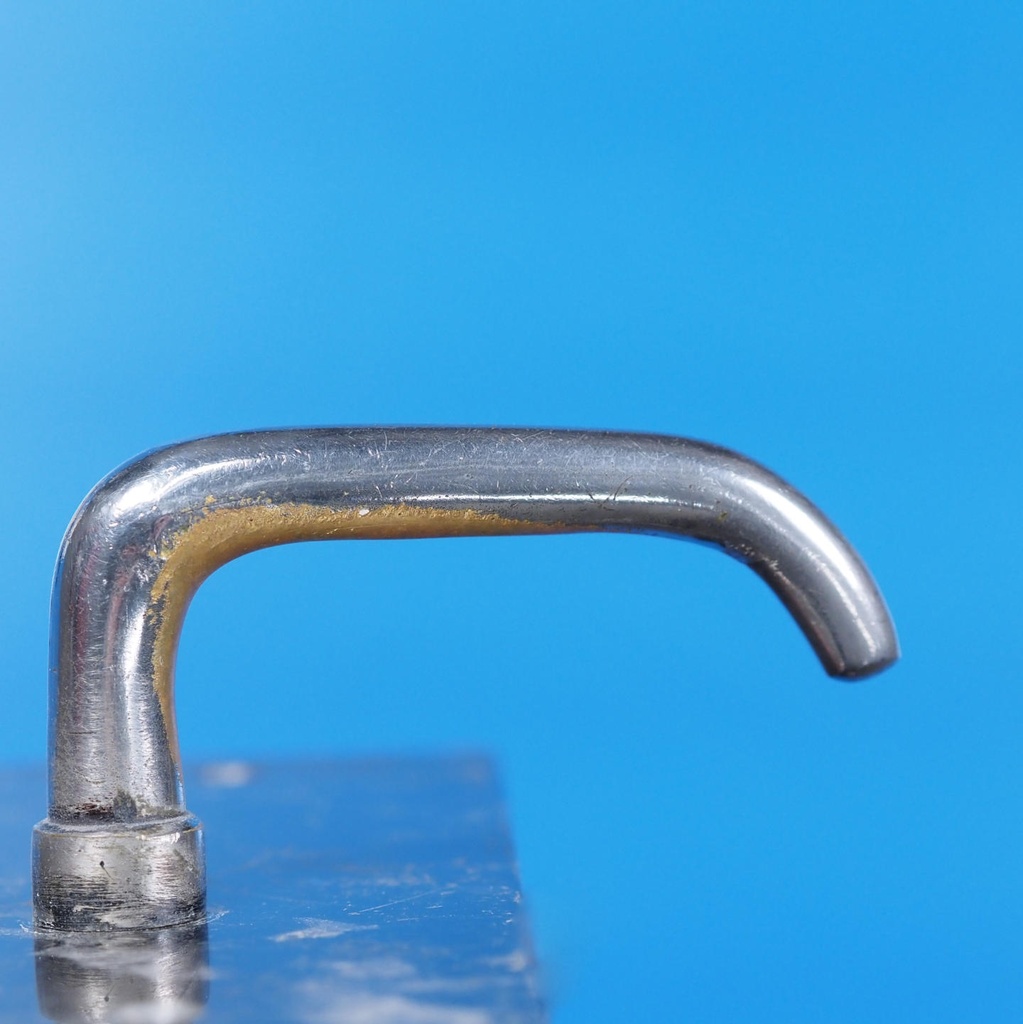 Double door handle in chrome-plated brass from the Générale de Banque (Right/Left)