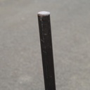 Black stackable chair by Pierre-Emmanuel Vandeputte - Low backrest (with various coloured corners)