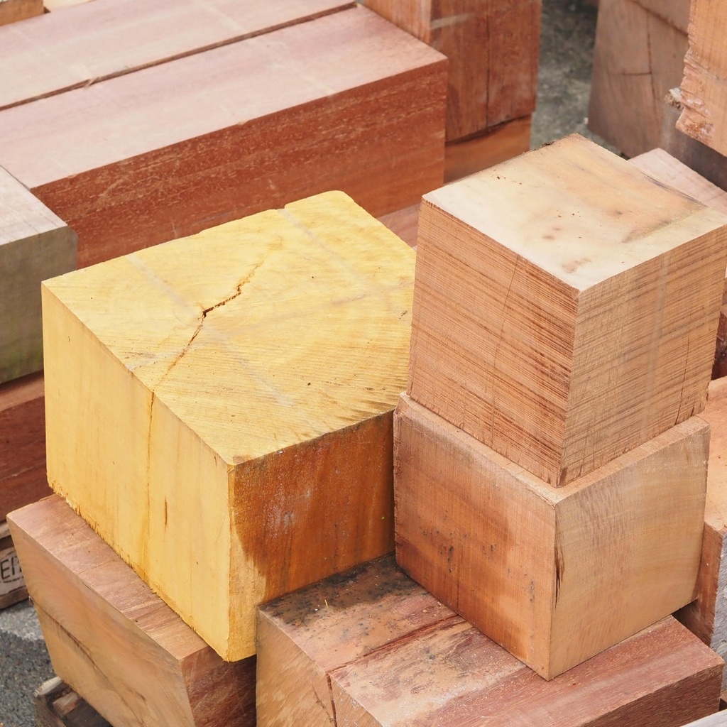 Azobe hardwood blocks (various dimensions) - Only available in our physical shop