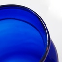 Handblown glass jar (Cobalt or Transparent)