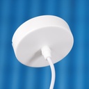 Hanging light 'Cabasa' in white lacquered steel by Serax