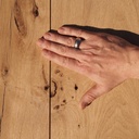 Parquet in solid oak with singularities (W. 19 cm)