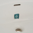 Large sink in glazed porcelain by Villeroy & Boch - White