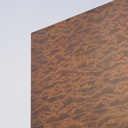 Door in veneered wood with bronze door handles by Jules Wabbes (H. 252,2 x 101 cm)