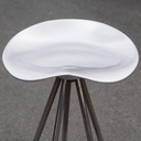 Cantilever chair by Tubax - Black synthetic leather