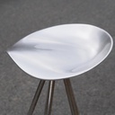 Cantilever chair by Tubax - Black synthetic leather