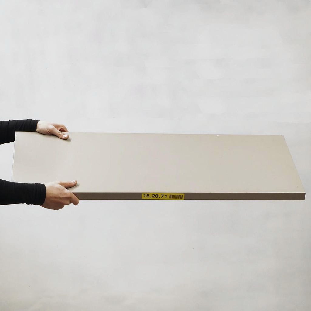 Shelf panel by Mecalux - Grey epoxy powder coated steel  (97 x 39,5 cm)