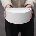 Wall light '3121' in opaline glass and die cast aluminium by Bega (25 cm)