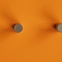 Cabinet knob in stainless steel (3 pcs)