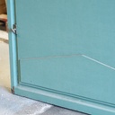 Door in painted solid wood (H. 239 x W. 90 cm) - Left