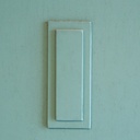 Door in painted solid wood (H. 239 x W. 90 cm) - Left