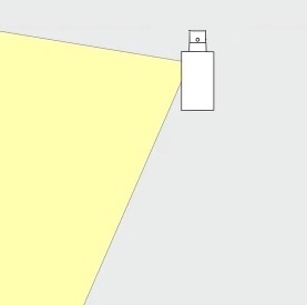 Ceiling washlight '10.65083.000’ by Erco